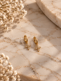 Zirkonia Kreuz Ohrring elegant & dezent