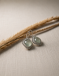 Prehnit Ohrringe aus Silber