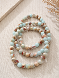 Terra Jaspis Aqua Armband 6,5 mm