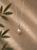 Anhänger mit weißer Perle 925 Silber